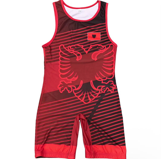 Singlet Albanie Red