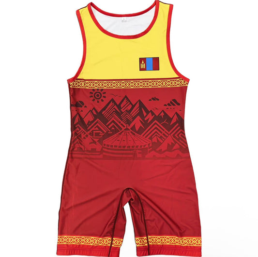 Singlet Mongolie Red
